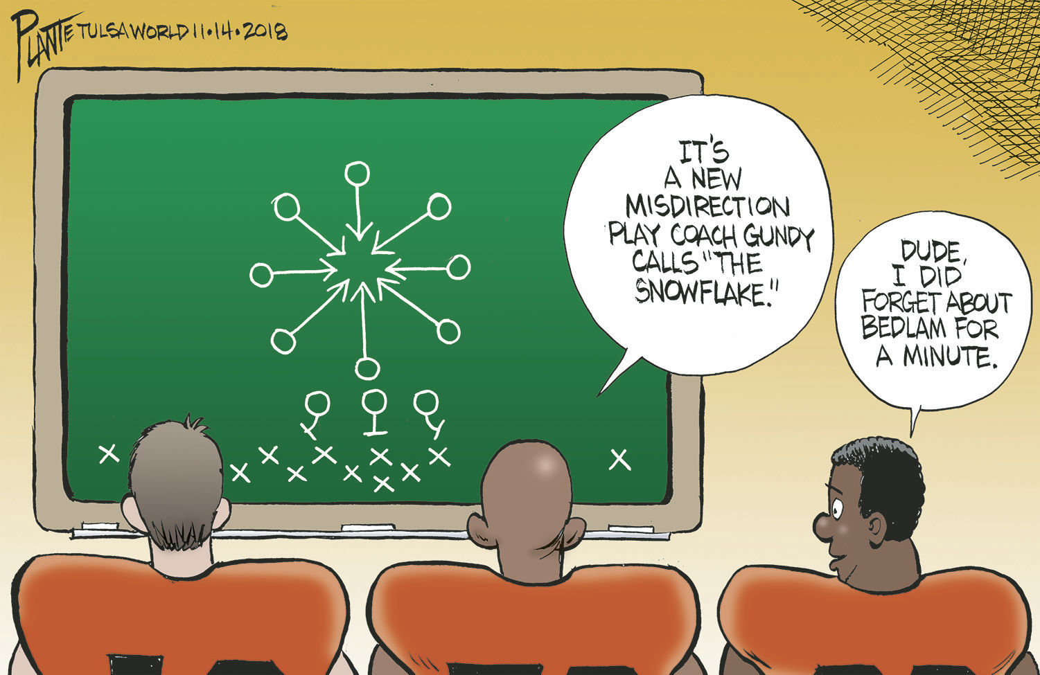 Bruce Plante Cartoon: Bedlam